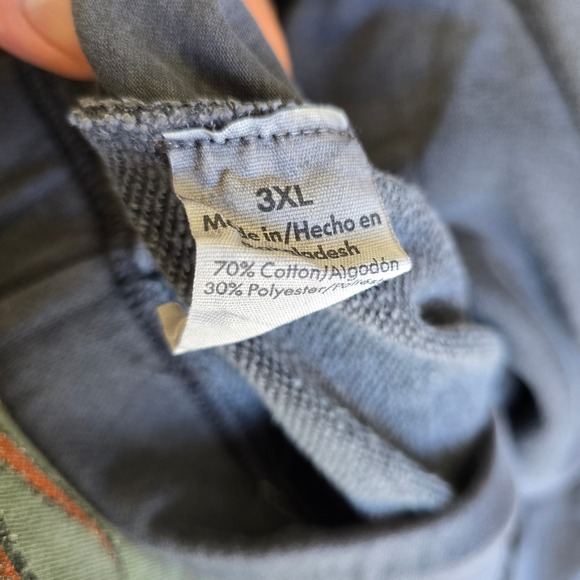 No Boundaries Mens 3XL Fleece Jogger Pants Charcoal Sky Grey New NB16100140215MB - Picture 4 of 8